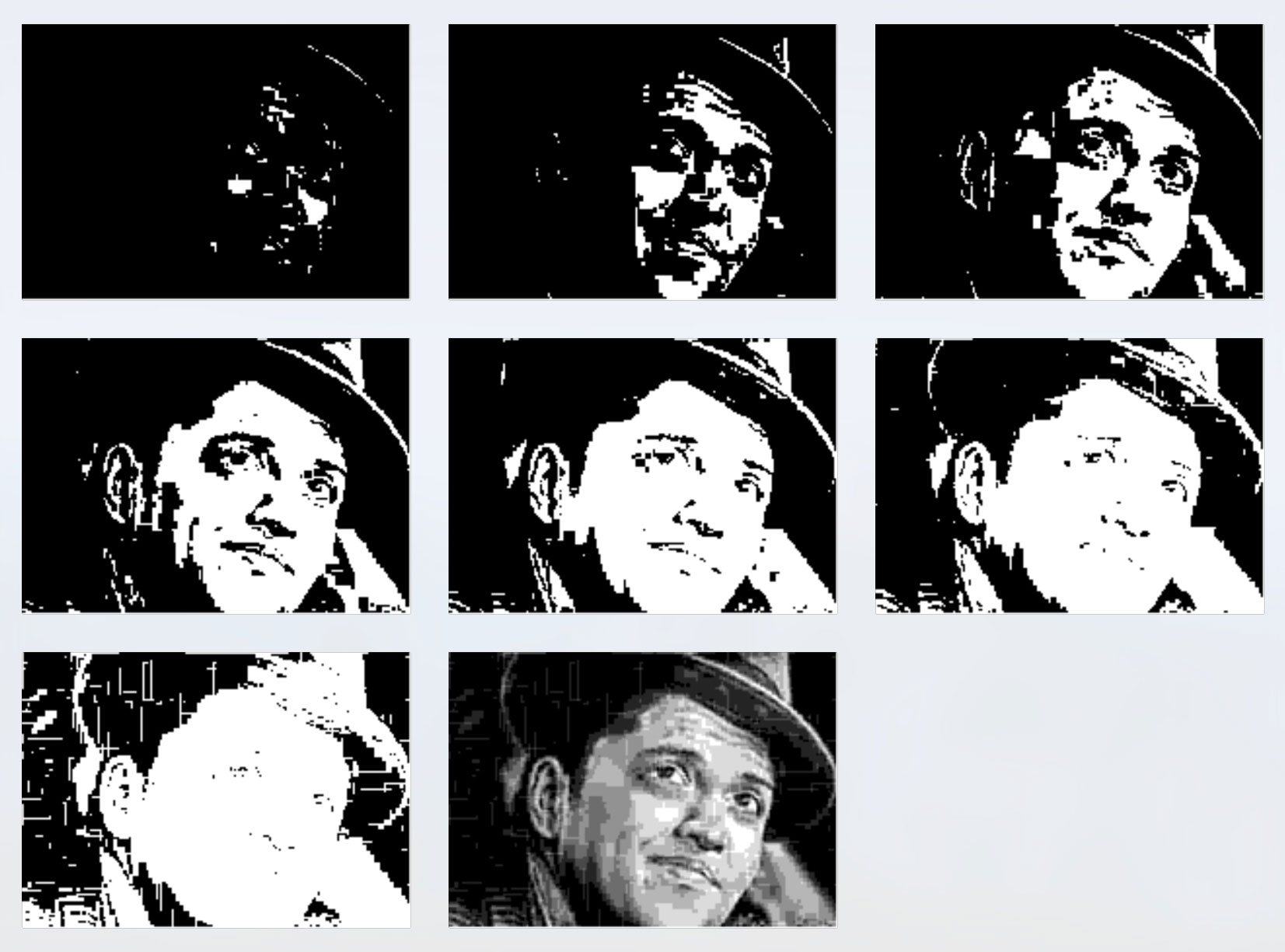first algorithm results